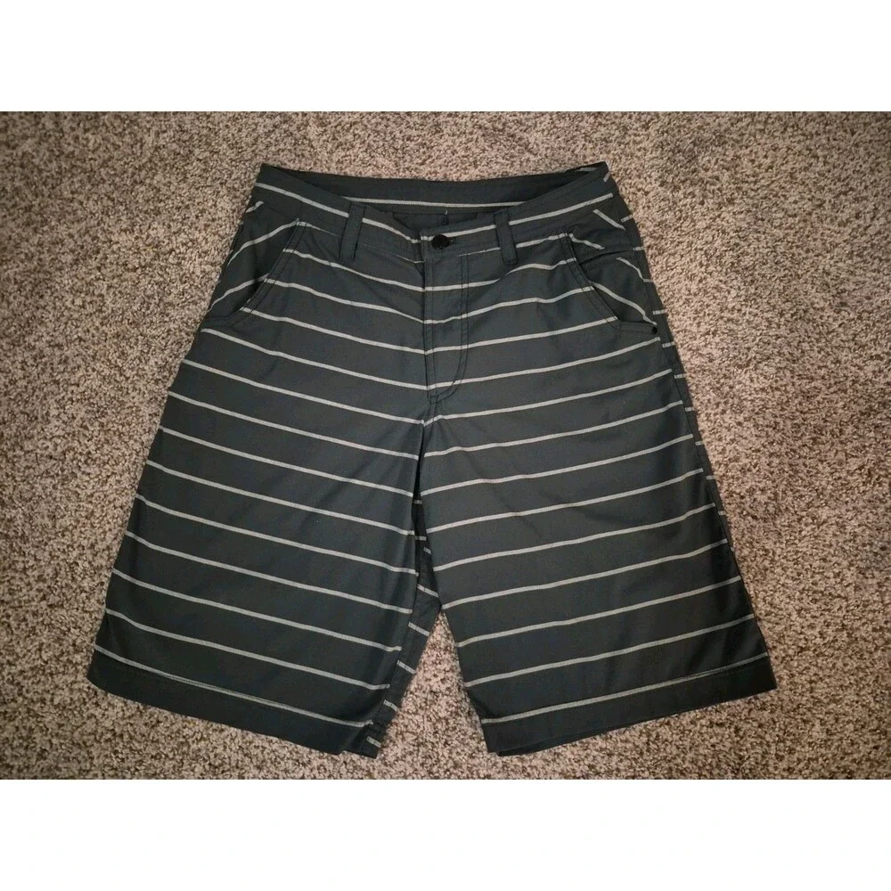 Lululemon Athletica Mens Kahuna 2.0 Shorts Green 30 Green Striped Golf